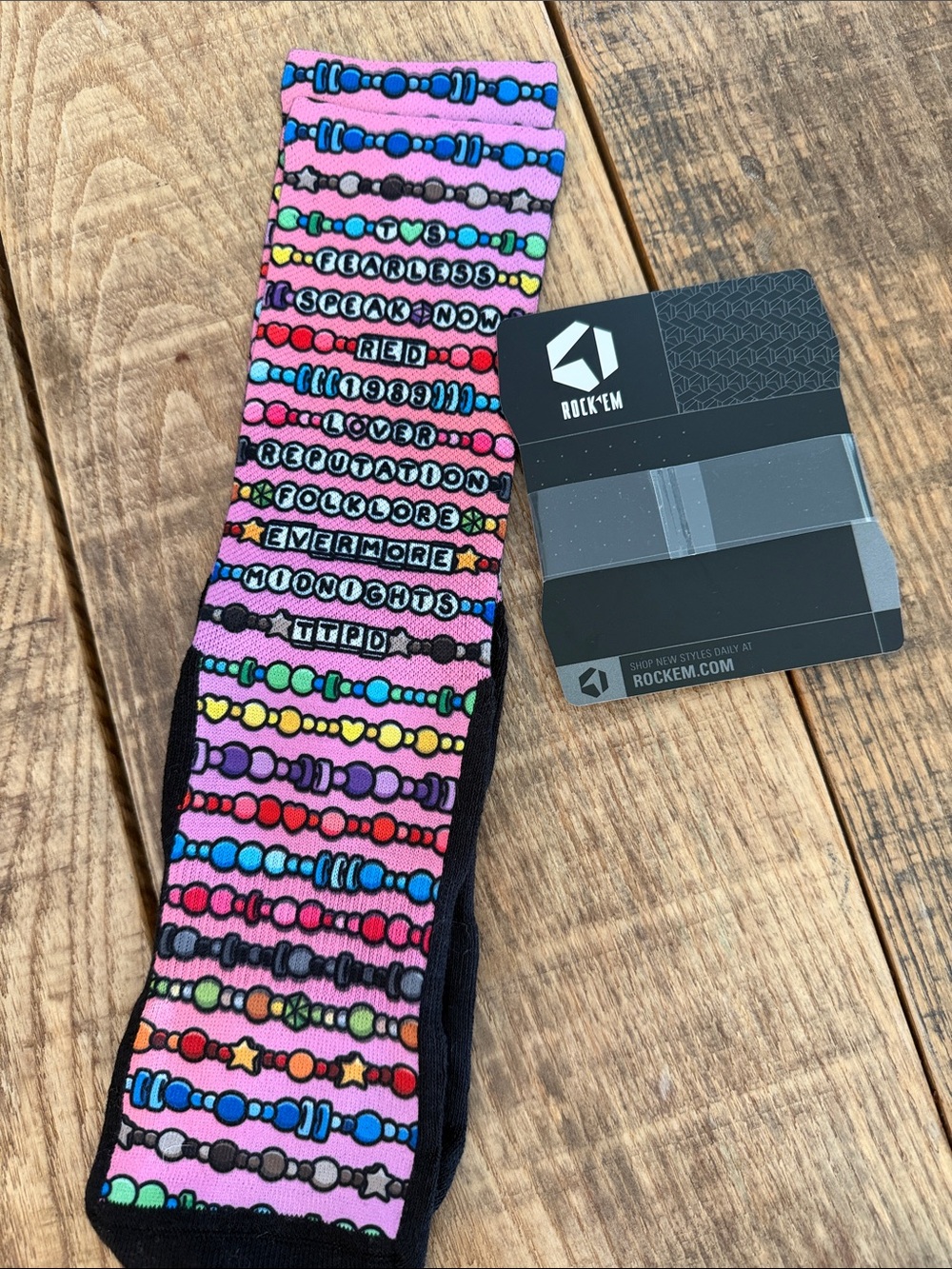 NWT Rock 'Em Taylor Swift Crew Socks